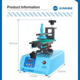 SUNSHINE S-918L Plus 7 in 1 edge flat screen separator heating/separation/glue removal/frame removal machine