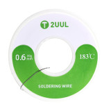 2UUL Diameter 0.3mm 0.6mm 100M 50g 183℃ Tin Wire Rosin Solid Flux Core Solder Wire for Electrical Soldering Welding Repair Tools