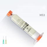 AMAOEM52 M53  M159 white halogen free new flux paste solder paste + alluminum push rod BGA no-clean welding