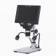 1200W HD USB  Digital Microscope For PCB Soldering Repair with 7.3 inch monitor