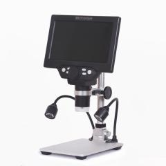 1200W HD HDMI  Digital Microscope For PCB Soldering Repair with 7.3 inch monitor