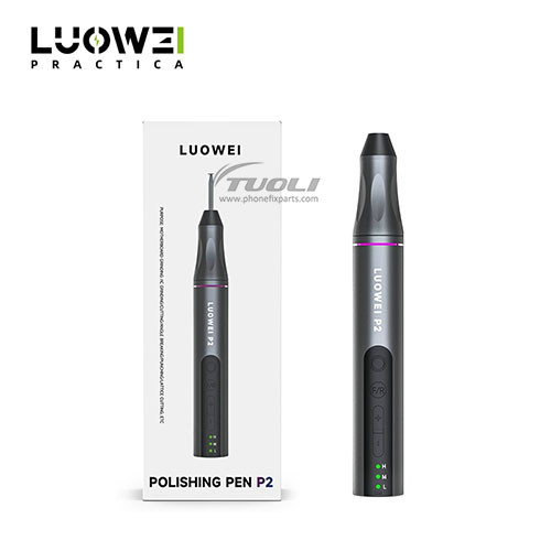 LuoWei P2 Polishing Pen /Grinding pen for Mobile Chips Polishing/9 pieces Polish tips/USB Charger/Grinding pen for mobile Repair