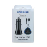 Samsung 25W Car Fast Charge Charger for Galaxy S22 ultra (With 3ft Cable)