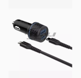 DEVIA Extreme Series PD30W+QC Fully Compatible Fast Charging Car Charger 2IN1