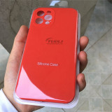Fine hole phone case for iphone 11-14Series Camera protection Liquid silicone case