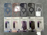 Transparent acrylic magnetic mobile phone case for ip 11-14promax