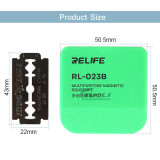RELIFE RL-023B Multi-purpose Magnetic Squeegee for Mobile Phone Repair High Hardness LCD Screen Disassembly Glue Removal Tool