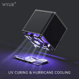 Wylie 2-in-1 UV Curing Lamp & Adjustable Speed Cooling Fan Rapid Heat Dissipation For Mobile Phone Motherboard Maintenance Tool