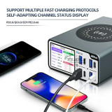 Aixun DP20 High Power Switched-mode Power Supply 2.4 Inch IPS HD Display Wired/Wireles Charging Desktop Smart Fast Charging tool