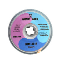 Amaoe Solder Wick Remover Desoldering Braid Wire Sucker Cable Fluxed BGA Tin Absorbtion Line