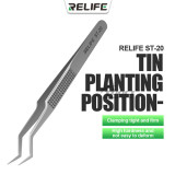 RELIFE ST-20 Chip placement tin positioning tweezers Suitable for circuit board repair/integrated circuit pins/digital repair