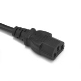 UK Power Cable With 13A Fuse Cord 1.5m 1.8m 6ft IEC 320 C13 Power Extension Cable For PC Computer Monitor Printer 3D Printer TV
