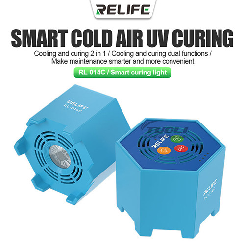 RELIFE RL-014C RL-014D 2 in 1 Smart Curing Light Cooling + UV curing for Using Oil in the Motherboard Repair