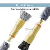 Qianli 012iHilt high temperature resistant cleaning, glue removal, tin removal, polishing, cleaning brush & steel brush（2pcs)