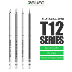Relife RL-T12-XS-I/J/K/SK soldering tips 4 pcs per set