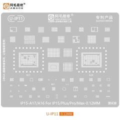 AMAOE For iphone 15 CPU integrated stencil For IP15-A16/A17
