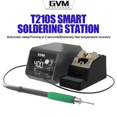 GVM T210S Smart Soldering Station Automatic Sleep,Tinning in 2 Seconds,LCD display For Mobile Phone and Electronic Repair