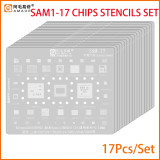 Amaoe BGA Reballing Stencil Template For Samsung SAM1-SAM17