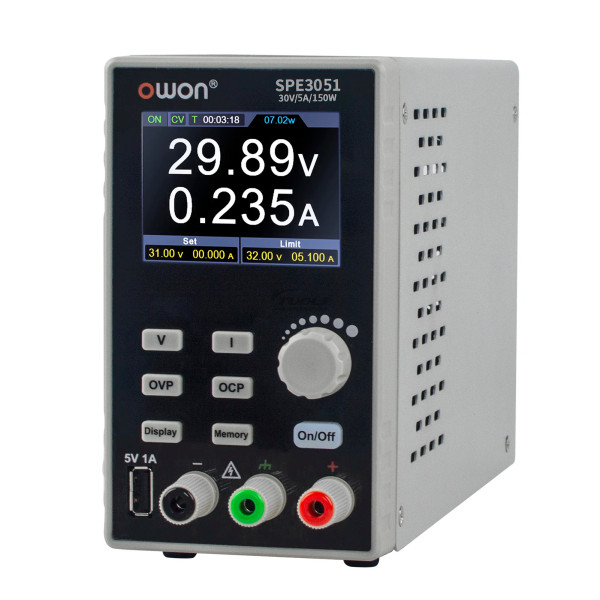 OWON SPE Series Programmable DC Power Supply Adjustable Voltage Stability Laboratory Repair Power Supply SPE3051 SP