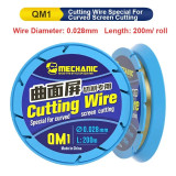 Mechanic QM1 ZM1 200M High Toughness High carbon steel Alloy LcD screenCutting Wire Mobile Phone Repair Molybdenum separation Line