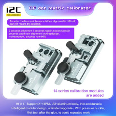 i2C 19in1 CF Dot Matrix Calibrator Fixture for X-14ProMax Face ID Front Camera Repair Alignment Module With Magnetic Base