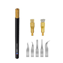 2023 JITONGXUE JS-05 Top Blade Set Motherboard BGA Chip Glue Cleaning Scraping Pry Knife Dismantling Blade For Phone Repair Tool