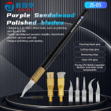 2023 JITONGXUE JS-05 Top Blade Set Motherboard BGA Chip Glue Cleaning Scraping Pry Knife Dismantling Blade For Phone Repair Tool