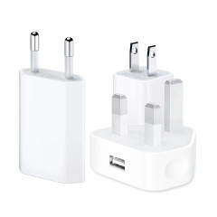 5W USB Charger US EU UK Wall Fast Charging Adapter for Apple iPhone