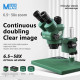 MaAnt SKY EYE T3 M3  6.5-58XContinuous Zoom Stereo Trinocular Microscope P 4K HDMI USB Digital Camera CTV Objective Lens