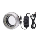 Microscope 72 LED Ring Light Illuminator Lamp For Microscope Excellent Circle Light Industrial microscopio camera light source