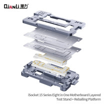 QIANLI ISocket for IPhone 15 Series  Motherboard LayeredTest Stand + Reballing Platform
