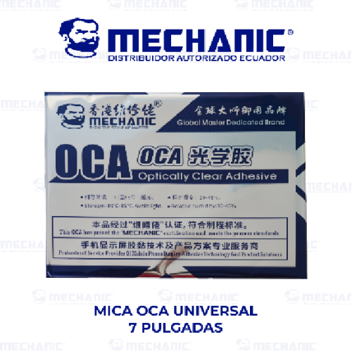 Mechanic 7inch universal oca film 50pcs per pack