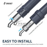 CRICKET Angle Hot Air Nozzle Compatible with Quick 861 2008 850 Series Heat Gun 4 5 6 8 10 12 mm Direct blow Nozzle Even Heating