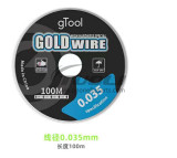 gTool special high hardness diamond wire 100M 0.02mm 0.025mm 0.03mm 0.04mm 0.05mm
