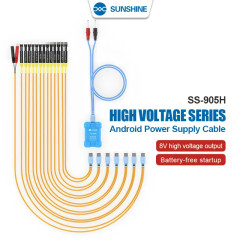 SUNSHINE SS-905H 8V High Voltage Series Android Power Supply Cable SAM/HW/OP/VI/MI/MZ and other Android 8V High Voltage Output