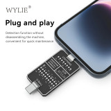 WYLIE Detachable Mobile Phone Tail Plug Test Fast Charge Board For IPHONE Android Lightning TYPE-C No charging Fault Detection