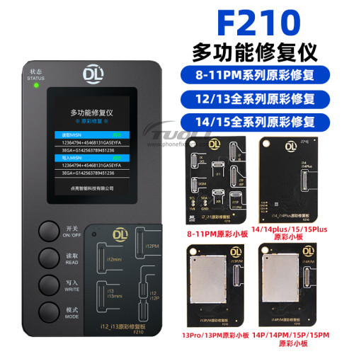 DL-F210 True Tone Recovery Tester For iPhone 8-15 Pro Max Original or Copy LCD Orignal Color Repair No Need Ori Screen