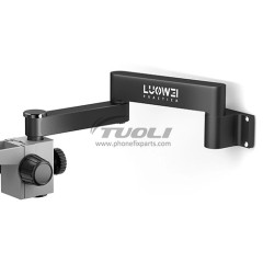 LUOWEI WCI3 7-50X Microscope Wall Mount Swing Arm High-definition continuous zoom microscope Fingerprint flying wire Phone PCB