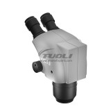 WCI3 binocular Microscope Head 6.5-65X High-definition continuous zoom microscope Fingerprint flying wire Phone PCB Soldering