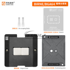 AMAOE BIRNE car key implant tin platform Mercedes-Benz remote key encryption chip BGA64 repair steel mesh