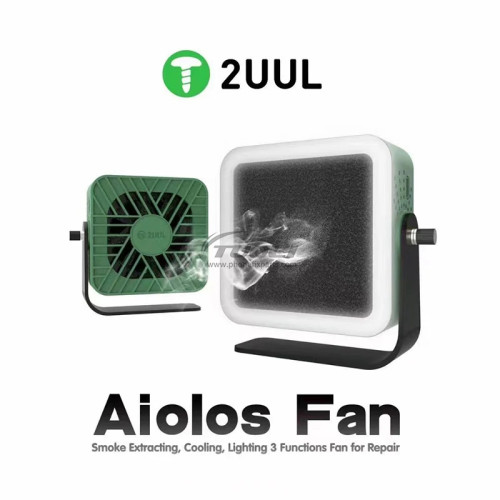 2UUL Aiolos Cooling Curing Fan UV Curing Smoke Extraction Function Fast Heat Dissipation UV Curing Smoke Exhaust Tools