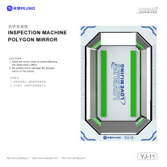 Mijing YJ-11 Inspection Machine Polygon Mirror for IPhone Mini-Pro Max Models Mobile Phones Multifunctional Repair Hand Tools