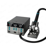 SUGON 8610DX Pro 1000W Hot Air Rework Station Microcomputer Digital Display BGA Rework Station Curved Nozzle Welding Repair Tool
