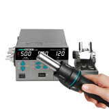 SUGON 8610DX Pro 1000W Hot Air Rework Station Microcomputer Digital Display BGA Rework Station Curved Nozzle Welding Repair Tool