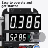 MECHANIC DC-1505 Smart Mini Desktop Adjustable Power Supply Short Circuit Protection Fast Charging for Mobile Phone PCB Repair
