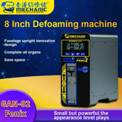 MECHANIC GAN-02 Fenix Defoaming Machine 8-inch LCD Defoaming Machine CNC Voltage Regulation LCD Display Defoaming Tool
