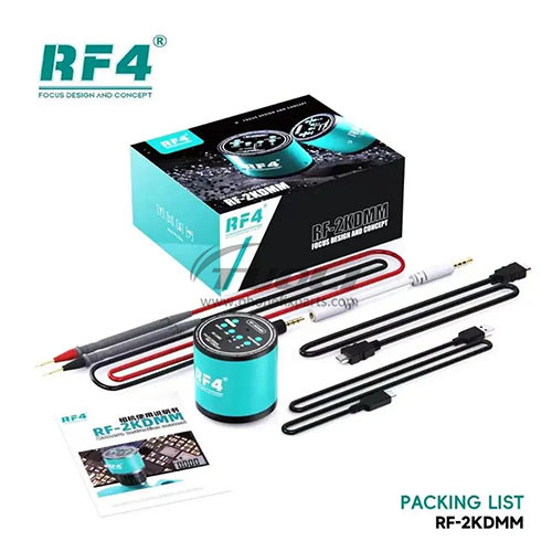 RF4 RF-2KDMM Microscope Camera HDMI 1080P Pixels 60FPS 2K Video Camera Can Take Photo/Record Video Trinocular Microscope Camera