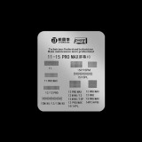 JITONGXUE Screen IC Cable Protection Planting Tin Mesh for IPHONE 11-15 Pro Max Repair POP UP Tin Planting Repair Template Tools