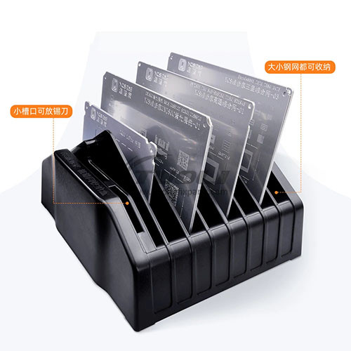 YCS Tin Mesh Plastic Storage Box Quick Storage and Classification of 42pcs Tin Planting Steel Mesh Convenient and Fast Access