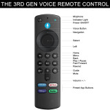 L5B83G Voice Replacement Remote Control Compatible with Fire TV Stick 2nd/3rd /4k Fire TV 3rd Generation for Amazon Fire TV